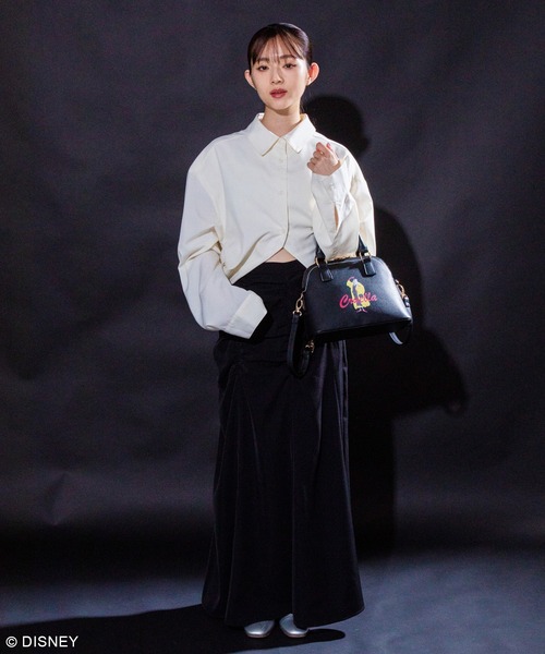 Disney（ディズニー）の「ディズニー ヴィランズ / トラペーズショルダーバッグ（ショルダーバッグ・レディース・パープル/シルバー/ブラック・FREE）」の5枚目の写真