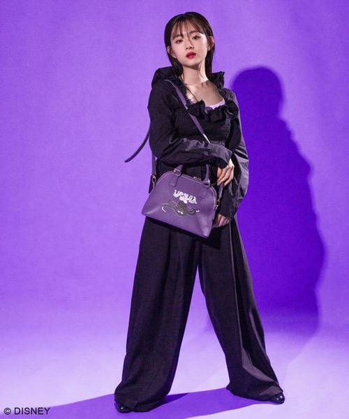 Disney（ディズニー）の「ディズニー ヴィランズ / トラペーズショルダーバッグ（ショルダーバッグ・レディース・パープル/シルバー/ブラック・FREE）」の10枚目の写真