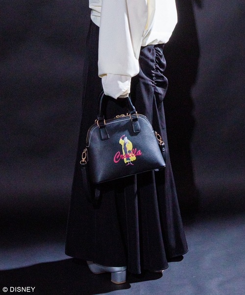 Disney（ディズニー）の「ディズニー ヴィランズ / トラペーズショルダーバッグ（ショルダーバッグ・レディース・パープル/シルバー/ブラック・FREE）」の7枚目の写真