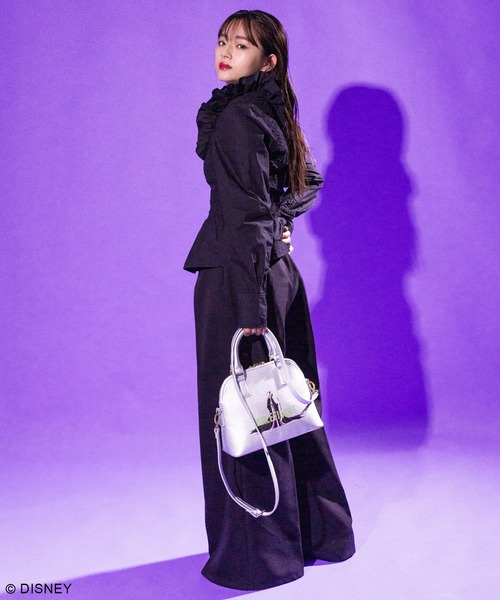 Disney（ディズニー）の「ディズニー ヴィランズ / トラペーズショルダーバッグ（ショルダーバッグ・レディース・パープル/シルバー/ブラック・FREE）」の14枚目の写真