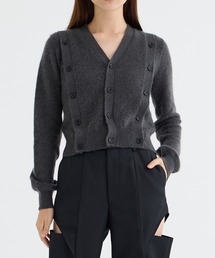 【JOHN LAWRENCE SULLIVAN/ジョンローレンスサリバン】MOHAIR CARDIGAN WITH BUTTON/モヘヤウールニットカーディガン