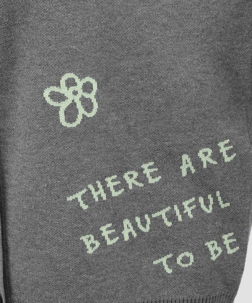 LAKOLE（ラコレ）の「ラフタッチVネックジャガードカーディガン/149361（カーディガン/ボレロ・レディース・ブラウン/ベージュ/チャコール・FREE）」の19枚目の写真