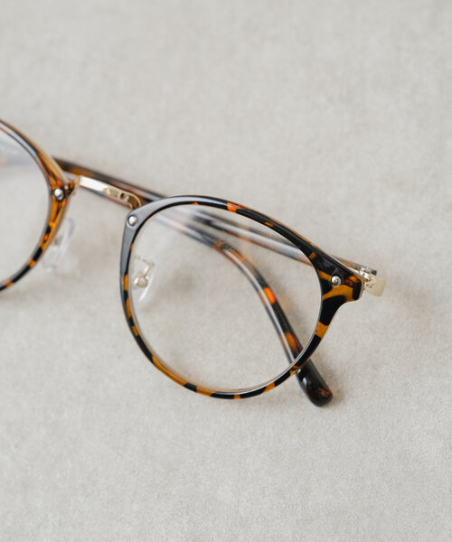 PAPILLONNER（パピヨネ）の「ラウンドフレーム眼鏡（サングラス・レディース・ブラック/ブラウン・FREE）」の14枚目の写真