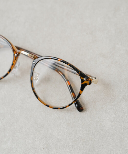 PAPILLONNER（パピヨネ）の「ラウンドフレーム眼鏡（サングラス・レディース・ブラック/ブラウン・FREE）」の13枚目の写真