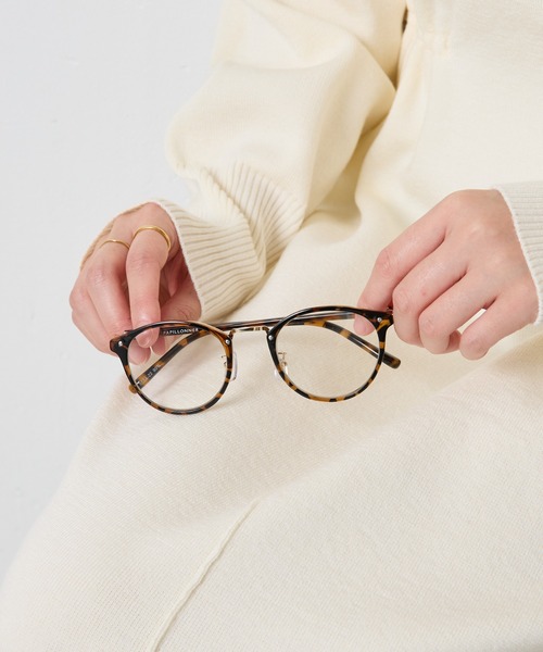 PAPILLONNER（パピヨネ）の「ラウンドフレーム眼鏡（サングラス・レディース・ブラック/ブラウン・FREE）」の7枚目の写真
