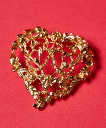 manana suerte | リーフハートブローチ(ブローチ/コサージュ)