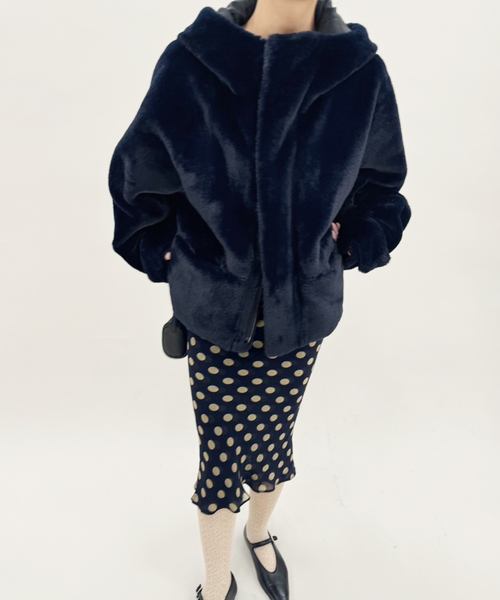 にっちさま専用＊EDIT.FOR LULU ミンク フェイクファーコート lulu