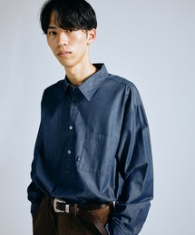 【ZOZO限定】SHIPS.me: シャンブレーレギュラーカラーシャツ