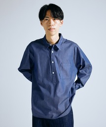 【ZOZO限定】SHIPS.me: シャンブレーレギュラーカラーシャツ
