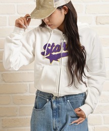STARTER BLACK LABEL（スターターブラックレーベル）の「STARTER サガラ刺繍ワッペン ショート丈 ジップパーカー / Sagara Embroidery Patch Short Length Zip Hoodie（パーカー）」