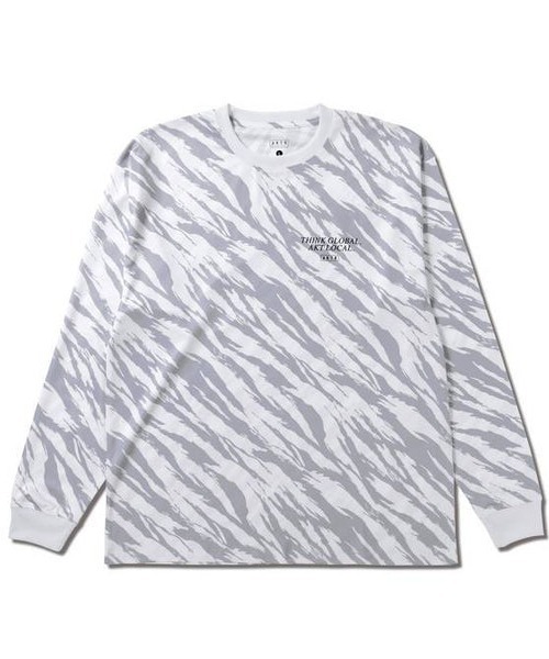 AKTR（アクター）の「AKTR BEAST CAMO A.L LOOSE L/S SP TEE（アクター ビーストカモ A.L ルーズ ロングスリーブ SP ティー）（Tシャツ/カットソー・メンズ・ブラック/ホワイト/グリーン・MEDIUM/LARGE/X-LARGE/XX-LARGE）」の4枚目の写真