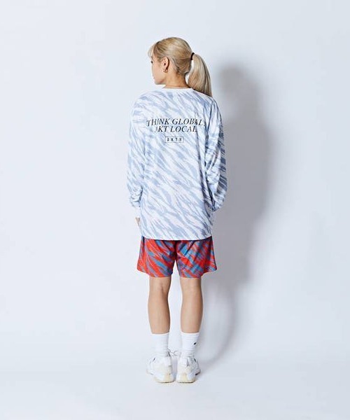 AKTR（アクター）の「AKTR BEAST CAMO A.L LOOSE L/S SP TEE（アクター ビーストカモ A.L ルーズ ロングスリーブ SP ティー）（Tシャツ/カットソー・メンズ・ブラック/ホワイト/グリーン・MEDIUM/LARGE/X-LARGE/XX-LARGE）」の14枚目の写真