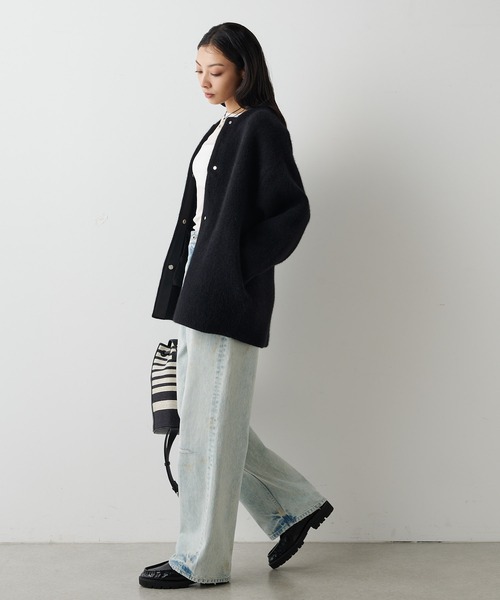 Whim Gazette（ウィムガゼット）の「セッケツニットジャケット（ノー