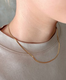 ciite'(シーテ)の【 金属アレルギー対応 】 スネークチェーンネックレス サージカルステンレス(ネックレス)