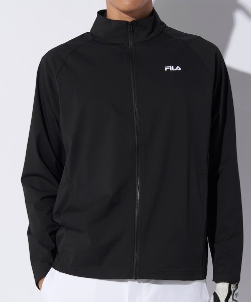 FILA GOLF(フィラゴルフ )の「【FILA GOLF/フィラゴルフ】パッカブルブルゾンナイロンジャケット 接触冷感 UVカット ストレッチ撥水加工 ゴルフ(ブルゾン・メンズ・ネイビー/ブラック/チャコールグレー・MEDIUM/LARGE/X-LARGE/XX-LARGE)」の8枚目の写真