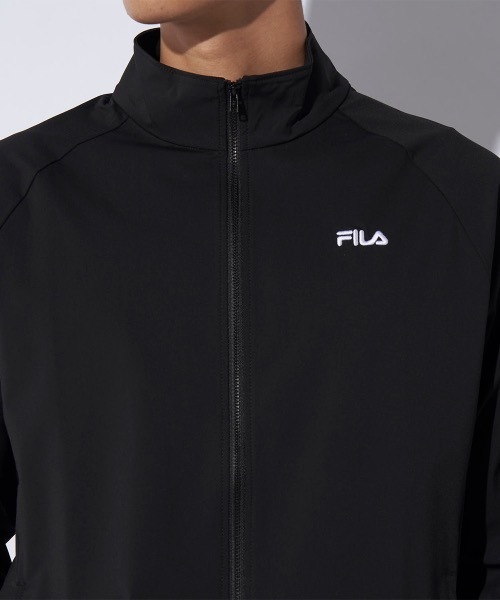FILA GOLF(フィラゴルフ )の「【FILA GOLF/フィラゴルフ】パッカブルブルゾンナイロンジャケット 接触冷感 UVカット ストレッチ撥水加工 ゴルフ(ブルゾン・メンズ・ネイビー/ブラック/チャコールグレー・MEDIUM/LARGE/X-LARGE/XX-LARGE)」の11枚目の写真