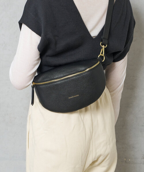 Actually（アクチュアリー）の「イタリア製カウレザー SHOULDER BAG（トートバッグ・レディース・ブラック/アイボリー・0）」の12枚目の写真