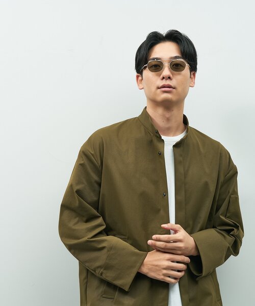 柴田 ひかりさんコラボ】オーバル型 フリップアップ｜メガネ