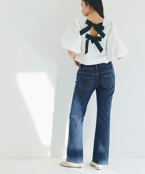 coca(coca)(コカ)の「ローライズストレッチデニムパンツ(デニムパンツ・レディース・ライトブルー/グレー/ブルー・M/L/S)」の12枚目の写真
