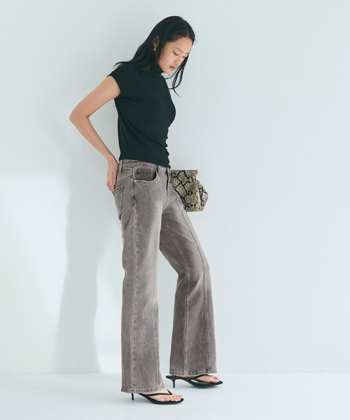 coca(coca)(コカ)の「ローライズストレッチデニムパンツ(デニムパンツ・レディース・ライトブルー/グレー/ブルー・M/L/S)」の21枚目の写真