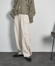 リップルナイロンカーゴパンツ