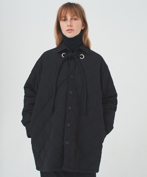 soduk(スドーク)の「padded jacket(ブルゾン・レディース・ブラック・ONE SIZE)」の1枚目の写真