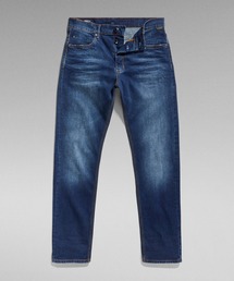 G-STAR | TRIPLE A ZIP STRAIGHT JEANS/ヴィンテージライクバックジップディテールストレートジーンズ(デニムパンツ)