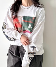 HUF（ハフ）の「HUF(ハフ)/袖ロゴ ロンT ルーズフィット オーバーサイズ/RED MEANS GO L/S TEE（Tシャツ/カットソー）」