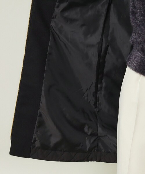 【セール】【ウエストドロスト仕様】異素材切替キルトコート（その他アウター）｜ITS'DEMO（イッツデモ）