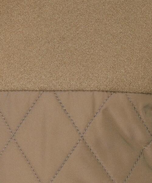 【セール】【ウエストドロスト仕様】異素材切替キルトコート（その他アウター）｜ITS'DEMO（イッツデモ）