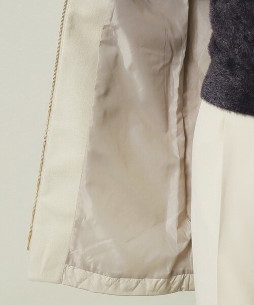 【セール】【ウエストドロスト仕様】異素材切替キルトコート（その他アウター）｜ITS'DEMO（イッツデモ）