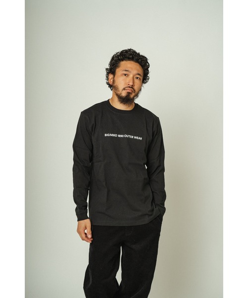 BIG MIKE（ビッグマイク）の「BIG MIKE ビッグマイク / ロンT 長袖ロゴTシャツ バックプリント ヘビーウェイト コットン ユニセックス // 102438305（Tシャツ/カットソー・メンズ・ブラック/アッシュ/ホワイト・X-LARGE/LARGE/MEDIUM）」の8枚目の写真