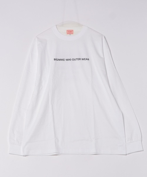 BIG MIKE（ビッグマイク）の「BIG MIKE ビッグマイク / ロンT 長袖ロゴTシャツ バックプリント ヘビーウェイト コットン ユニセックス // 102438305（Tシャツ/カットソー・メンズ・ブラック/アッシュ/ホワイト・X-LARGE/LARGE/MEDIUM）」の10枚目の写真