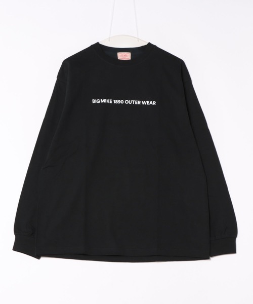 BIG MIKE（ビッグマイク）の「BIG MIKE ビッグマイク / ロンT 長袖ロゴTシャツ バックプリント ヘビーウェイト コットン ユニセックス // 102438305（Tシャツ/カットソー・メンズ・ブラック/アッシュ/ホワイト・X-LARGE/LARGE/MEDIUM）」の12枚目の写真