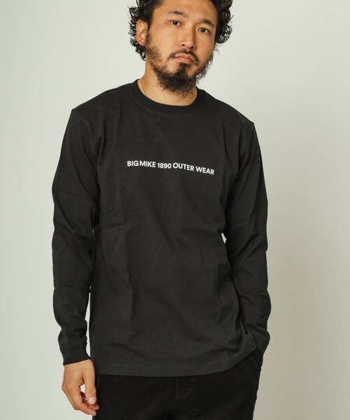 BIG MIKE（ビッグマイク）の「BIG MIKE ビッグマイク / ロンT 長袖ロゴTシャツ バックプリント ヘビーウェイト コットン ユニセックス // 102438305（Tシャツ/カットソー・メンズ・ブラック/アッシュ/ホワイト・X-LARGE/LARGE/MEDIUM）」の13枚目の写真