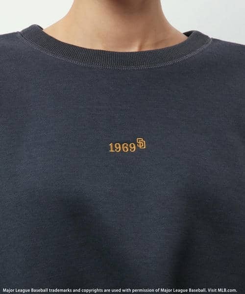 BACK TO THE FIELD（バック トゥー ザ フィールド）の「【MLB】2WAY刺しゅうロゴスウェット（ワンピース・レディース・オフホワイト/ブラック/ライトグレー・FREE）」の11枚目の写真