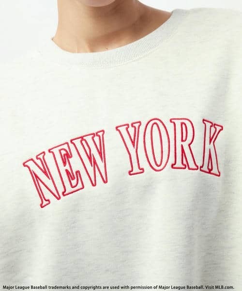 BACK TO THE FIELD（バック トゥー ザ フィールド）の「【MLB】2WAY刺しゅうロゴスウェット（ワンピース・レディース・オフホワイト/ブラック/ライトグレー・FREE）」の21枚目の写真
