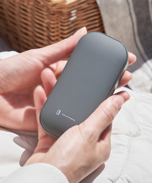 MARK'S（マークス）の「マグマカイロ カバー＆モバイルバッテリー機能付（生活家電・レディース・ミント/グレー・FREE）」の2枚目の写真