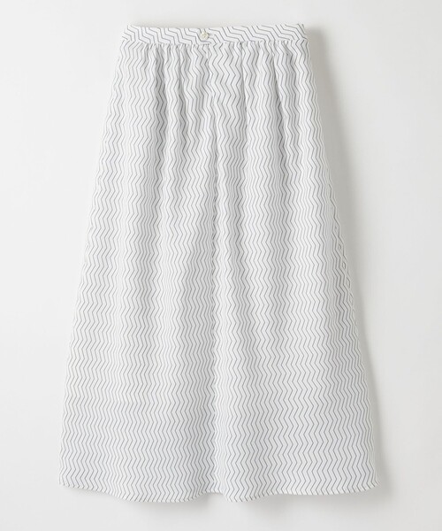 【Steven Alan】スカート　フリーサイズ Steven Alan＞ジグザグ プリント スカート