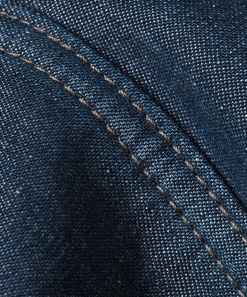 G-STAR(ジースター)の「LONG POCKET BOXY FIT SHIRT/ロングポケットオーバーサイズデニムシャツ/シャツジャケット(シャツ/ブラウス・メンズ・インディゴブルー・LARGE/MEDIUM/SMALL/X-SMALL/X-LARGE)」の7枚目の写真