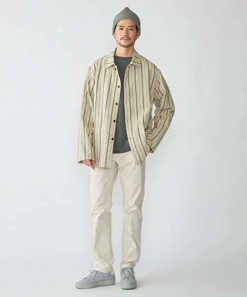 SHIPS（シップス）の「【WEB限定】SHIPS:〈抗菌/防臭〉2サイズ ワンポイント ロゴ ワッチ キャップ ビーニー（ニットキャップ/ビーニー・メンズ・ブラック/ナチュラル/チャコールグレー/ブルー/ロイヤルブルー/ネイビー・SMALL/LARGE）」の22枚目の写真