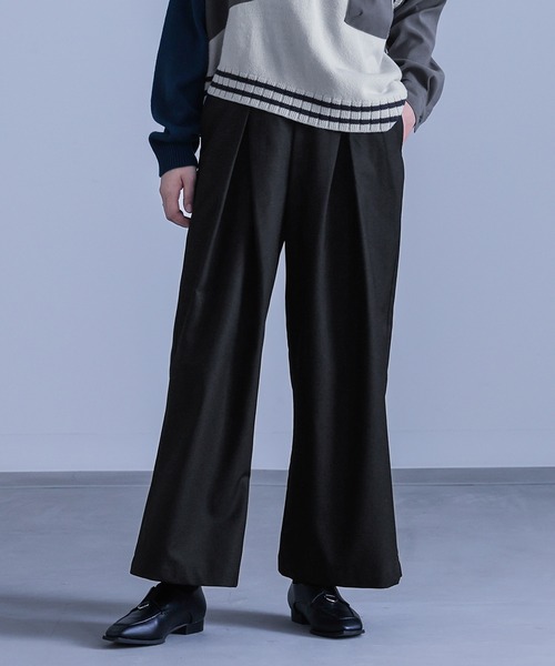 kOhAKU(コハク)の「ハイウエストタックパンツ(その他パンツ・レディース・グレー/ブラック・L~LL/S~M/3L)」の18枚目の写真