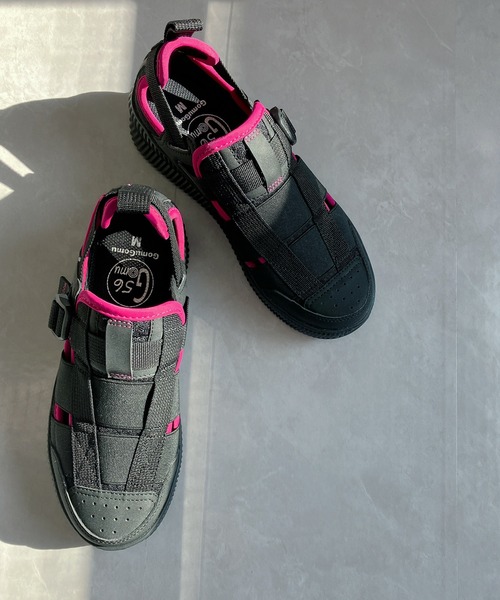 Gomu 56（ゴムゴム）の「洗える 厚底 超軽量 メッシュ スニーカー（スニーカー・レディース・ブラック/ライトグレー/キャメル・S/M/L/LL）」の6枚目の写真