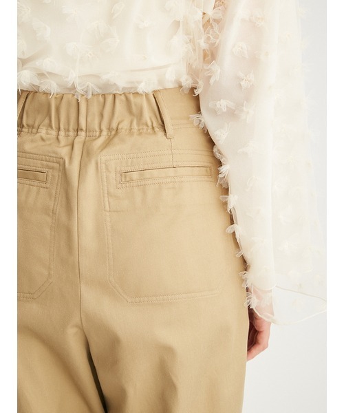 emmi（エミ）の「撥水 サイドタックパンツ（チノパンツ・レディース・ネイビー/ベージュ・0/1）」の11枚目の写真