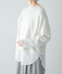 かぐれ | コットンテープヤーンボートネックニット(ニット/セーター)