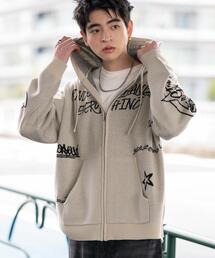 WEGO | WEGO/ジャガードグラフィックニットZIPパーカー(カーディガン/ボレロ)