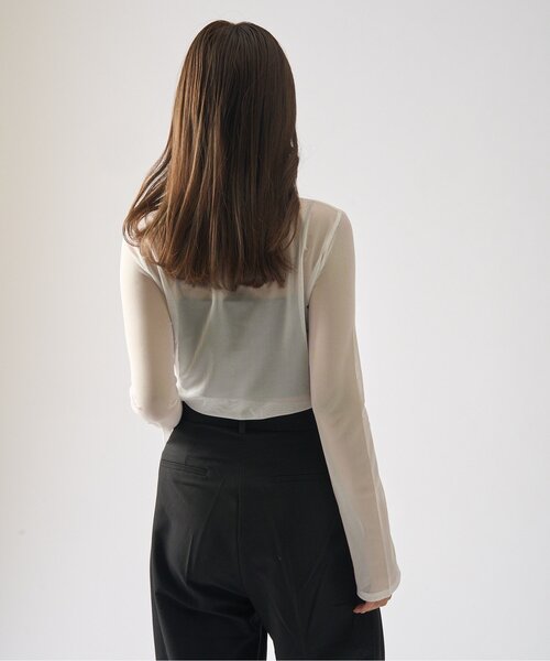 Lui's（ルイス）の「シアートップス（Tシャツ/カットソー・レディース・グレー/ブラック/ホワイト/ブラウン・FREE）」の21枚目の写真