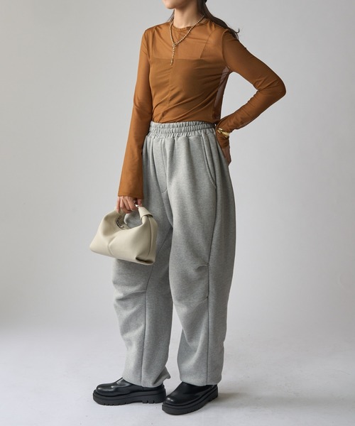 Lui's（ルイス）の「シアートップス（Tシャツ/カットソー・レディース・グレー/ブラック/ホワイト/ブラウン・FREE）」の18枚目の写真