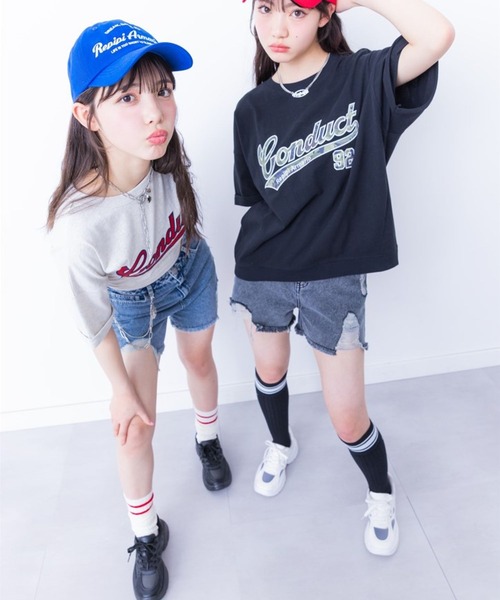 repipi armario（レピピ アルマリオ）の「ダメージデニムショートパンツ（デニムパンツ・キッズ・グレー系その他/ブルー/ブルー系その他/ブラック系その他/ホワイト・SMALL/LARGE/MEDIUM）」の8枚目の写真