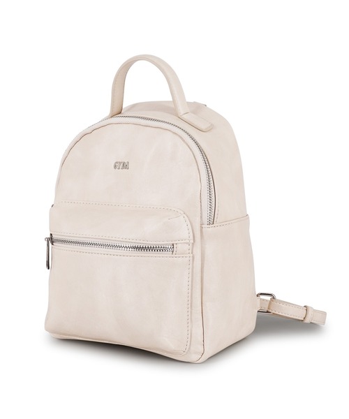 GYDA(ジェイダ)の「GYDA(ジェイダ) ミニリュック GY-B284 ベーシックシリーズ(バックパック/リュック・レディース・ブラック/アイボリー/グレー・FREE)」の9枚目の写真